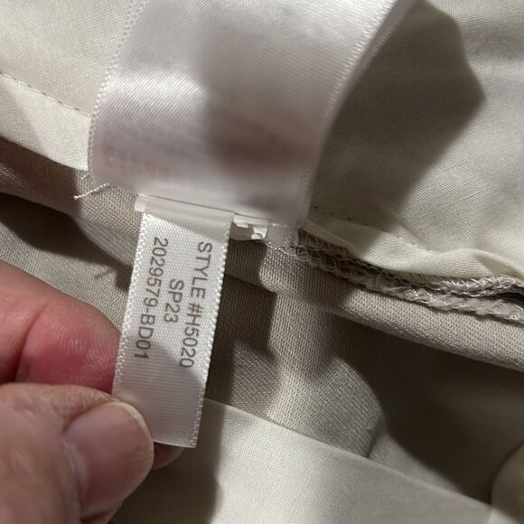 J. Crew Factory 9" Flex Chino Shorts in Stone khaki NWT size 34 - Picture 11 of 15